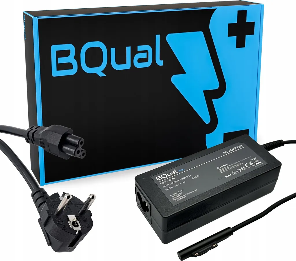 Caricabatterie Bqual PRO 1706 65W 15V 4A per Microsoft Surface