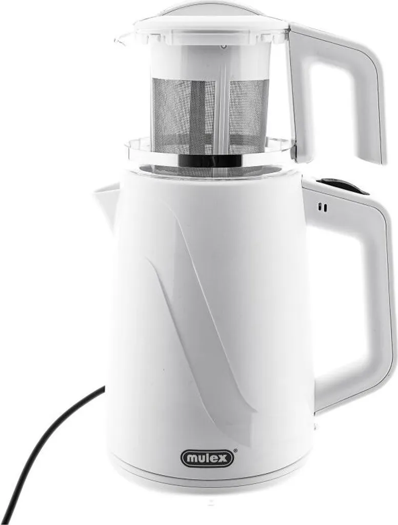 Teiera Elettrica Mulex Tee Express 290103W Bianco 1650W 2L + 1L