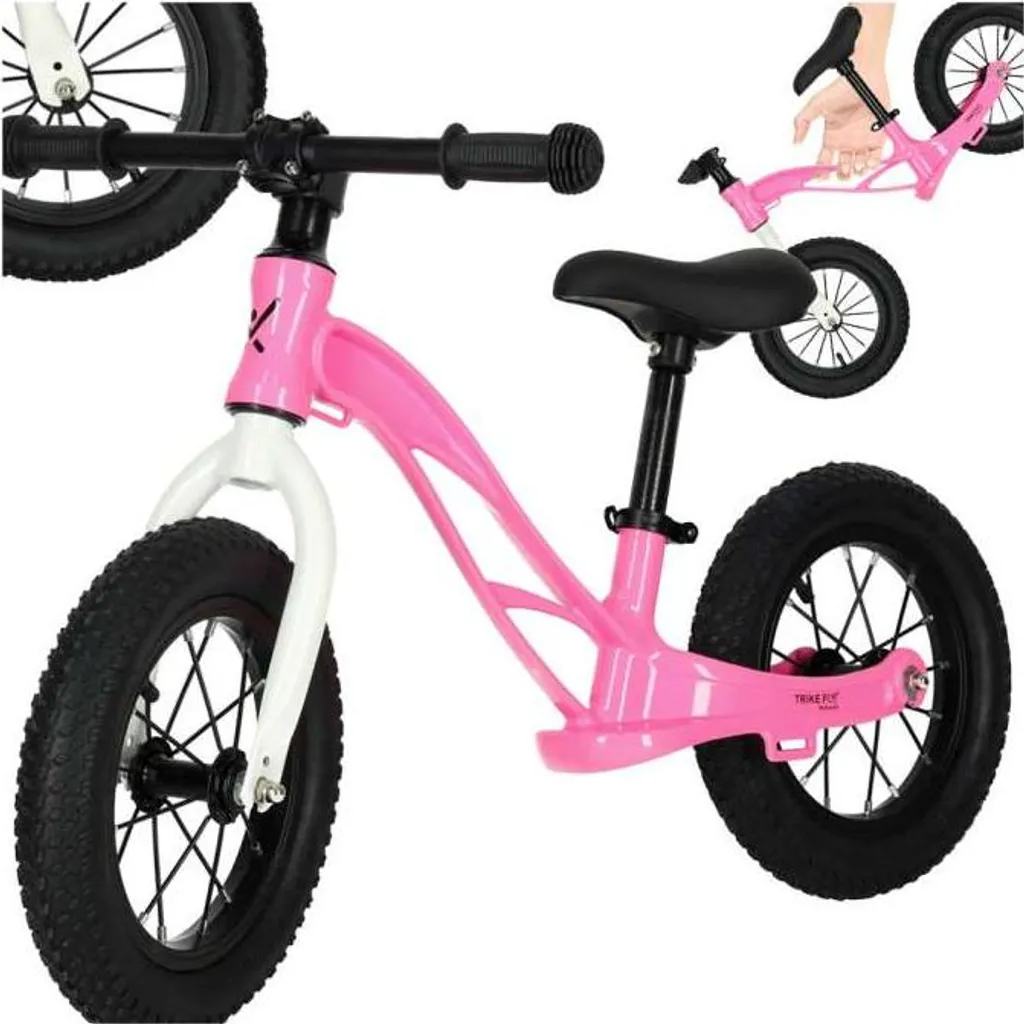 Trike Fix Active X2 Vélo équilibre léger 3,7 kg roues gonflables Rose