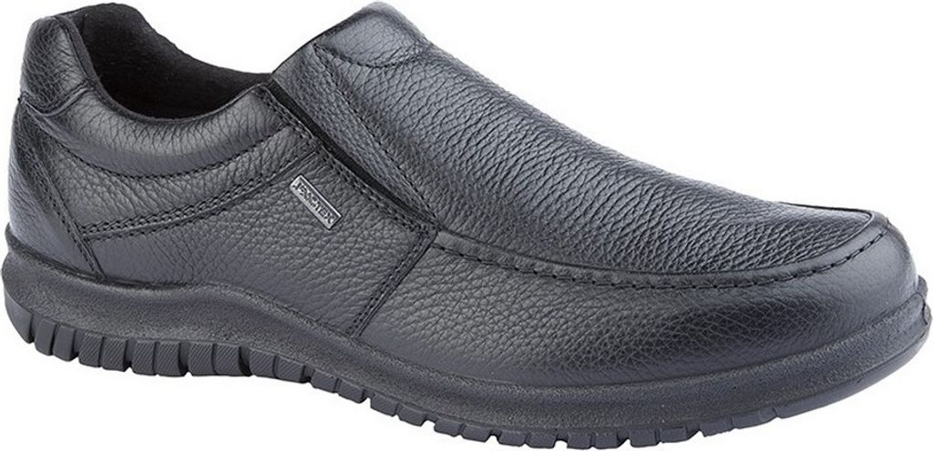 IMAC - Herren Schuhe, Narbiges Leder DF2001 (45,5 EU) (Schwarz)