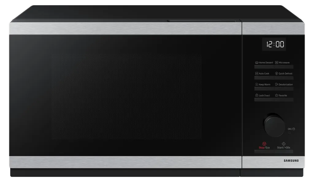 Micro-ondes Solo Samsung 23L 800W Inox avec Minuteur Électronique