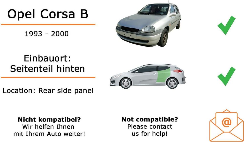 Lautsprecher Boxen Einbaupaket Seitliche Heckablage Harman/Kardon FIT5F passend für Opel Corsa B | 280Watt Paar