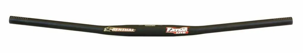 Guidon Renthal Fatbar Lite Zero V2 Noir - Léger, Rigide et sans Rise