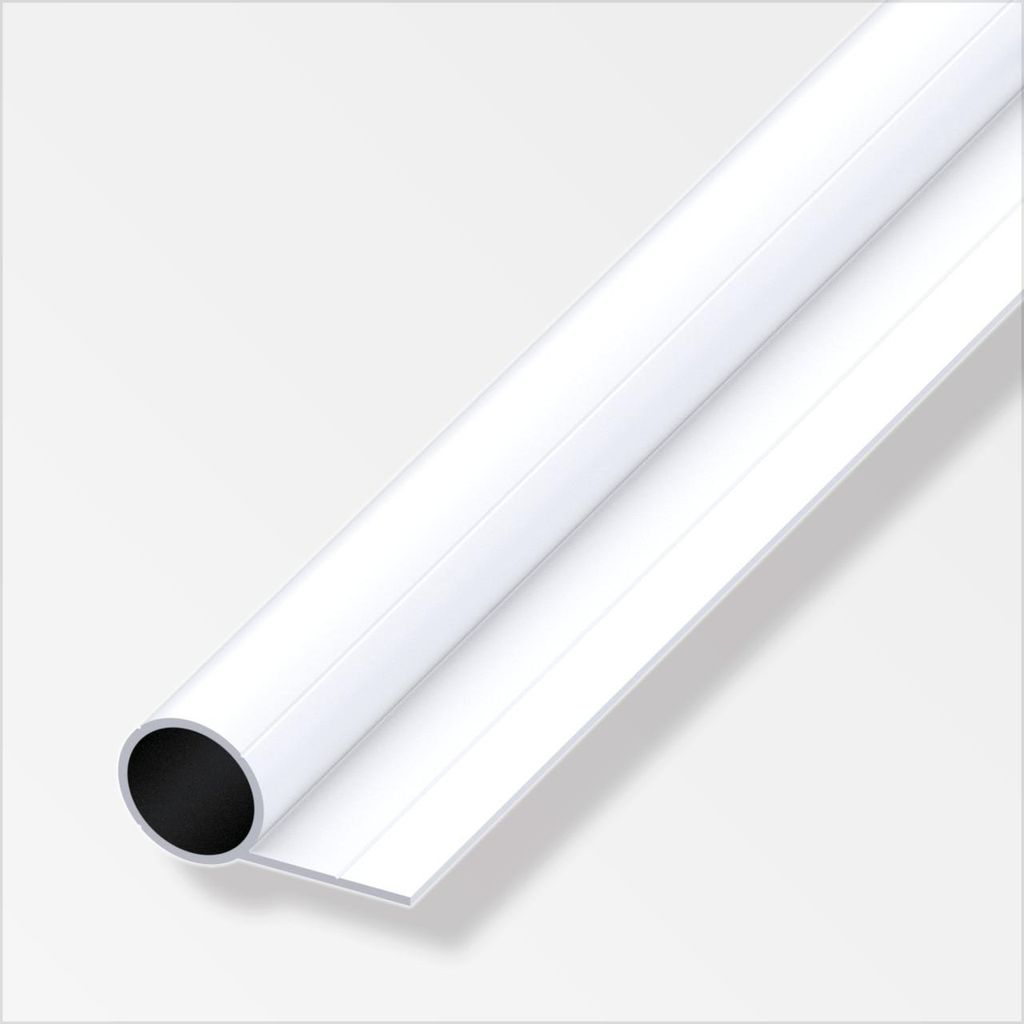 alfer Combitech Rundrohr Aluminium Ø 23,5 mm x 1 m weiß