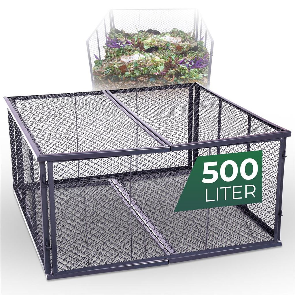 Novatool záhradný kompostér kovový 100x100x50 cm + veko a Obrázok produktu 