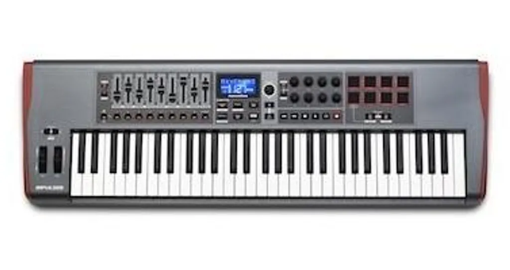 Novation Impulse 61 Clavier Maître MIDI USB avec 61 Touches Semi-Lestées