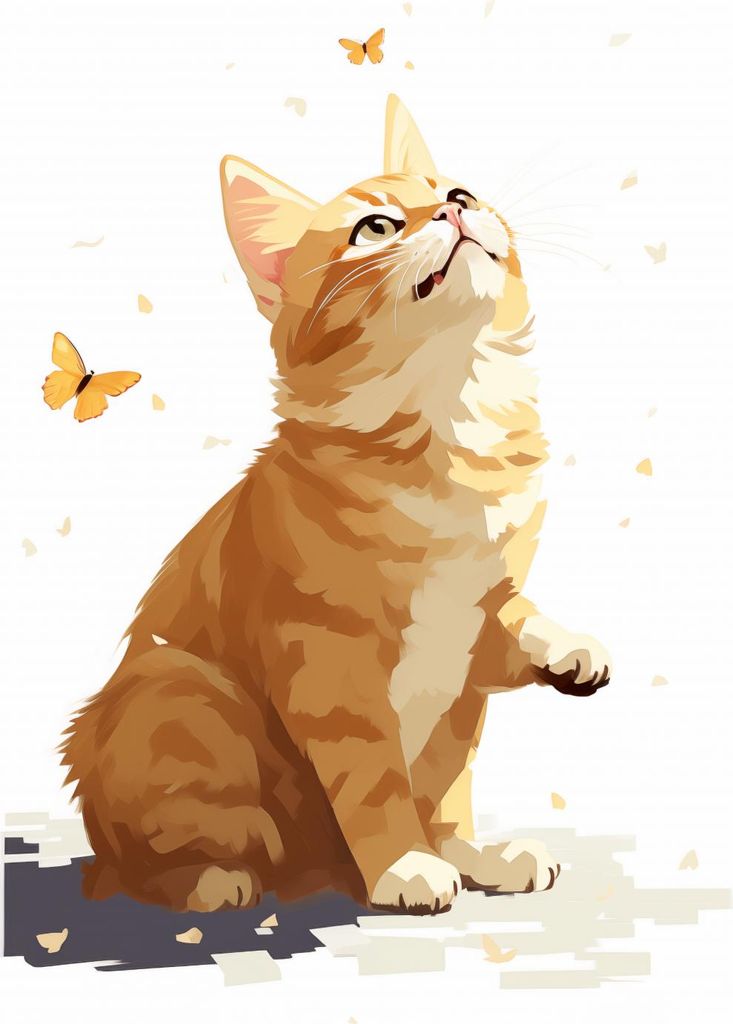 Plakat 53x81cm Schmetterlinge und Träume