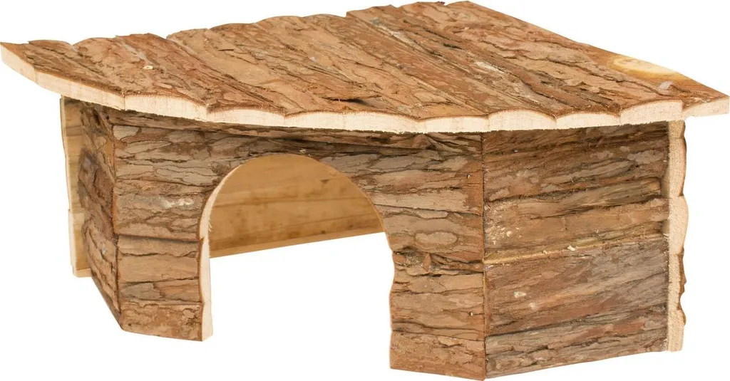 Maisonnette pour lapin nain et cochon d'Inde - Aménagement angle de cage