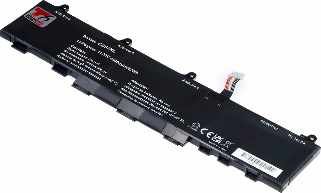 Batteria T6 Power HP EliteBook 830 G7 4500mAh 52Wh Ricambio Professionale