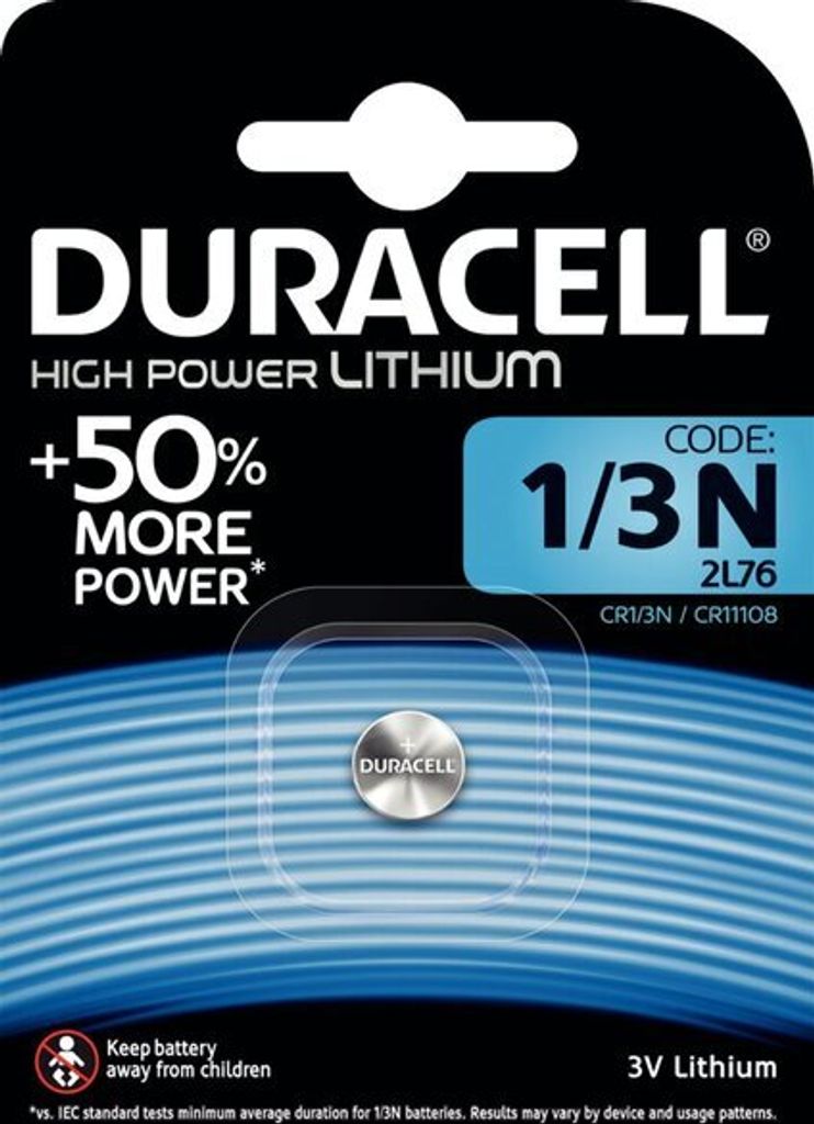 Duracell Batterie Foto Lithium 1/3N (2L76)              Zdjęcie produktu 11