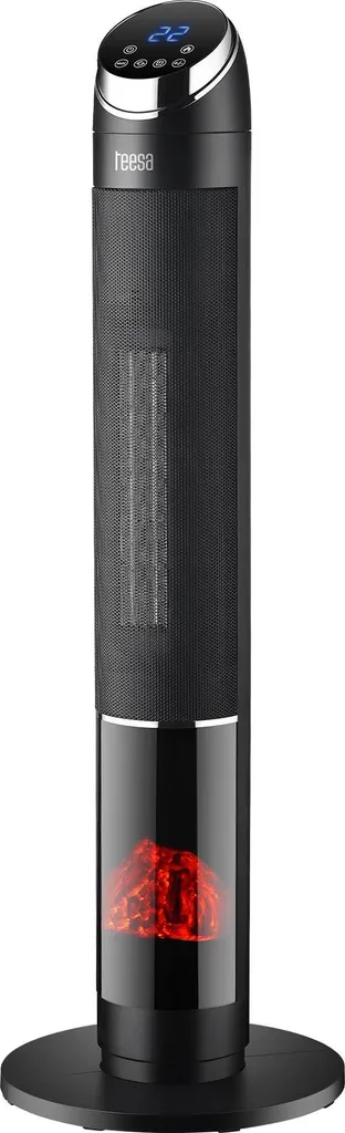 Radiateur céramique 1500W Teesa TSA9017 avec décor cheminée chaleureux