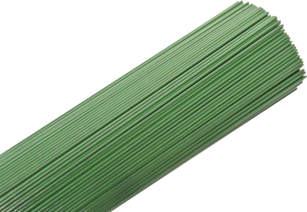 Stützdraht I Blumendraht I 0,9 x 350 mm I 2,5 Kilogramm I grün lackiert - 14,49 € pro Kilogramm