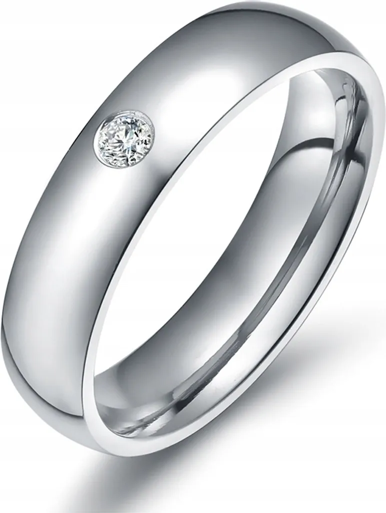 Anello nuziale in ARGENTO 316L INOX r.22