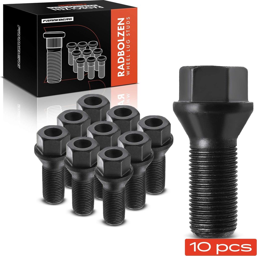 Frankberg 10x Radschraube für BMW F20 F21 F30 F31 F11 X3 X4 X5 X6 MINI F56-F61