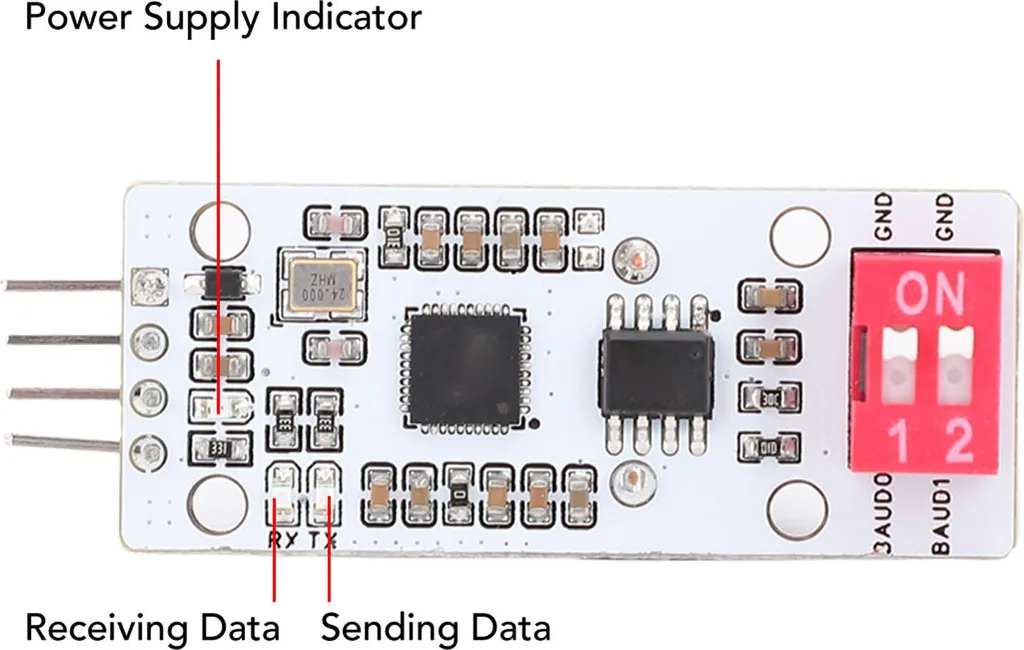 Carte de synthèse vocale SYN8086 TTS pour communication série UART - 4