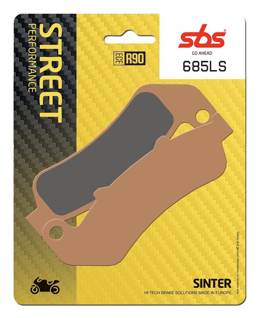 Bremsbelag SBS 685LS (Satz pro Scheibe) Street Sinter