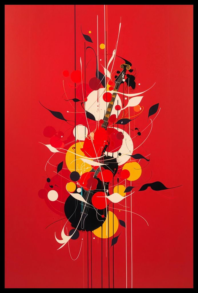 Plakat 40x60cm Melodische Farbe