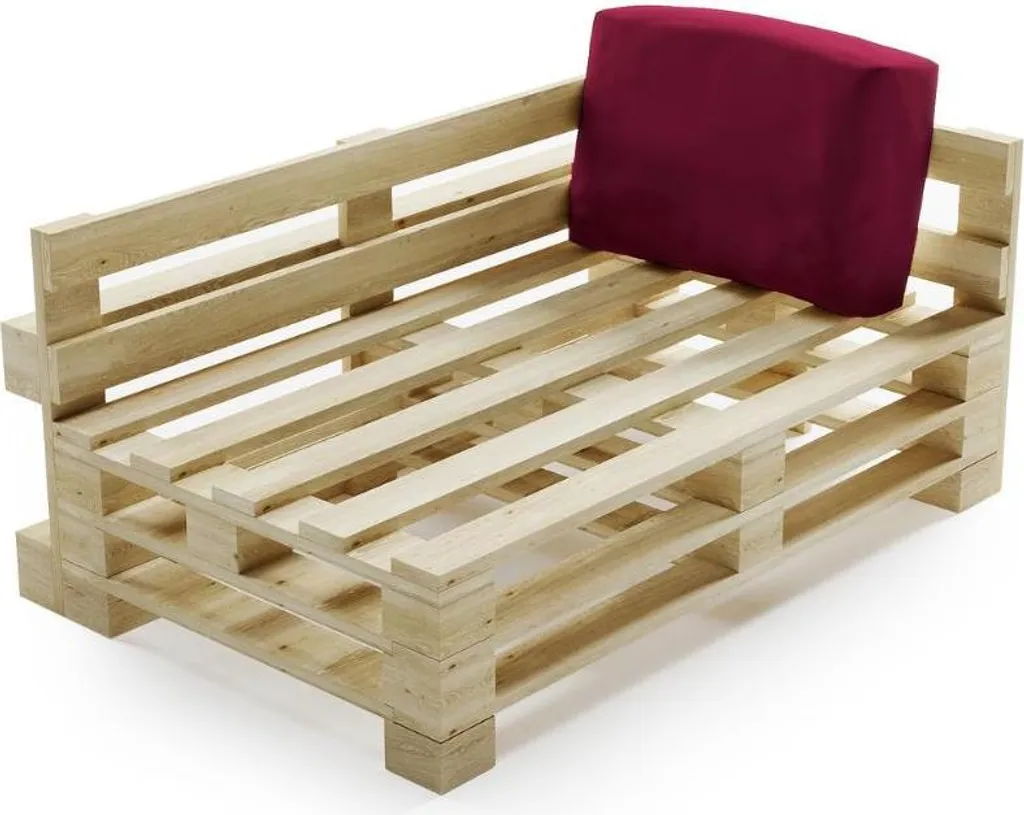 Acquista Cuscino 60x40 Rosso BANANAIR - Accessorio Pallet Sfoderabile