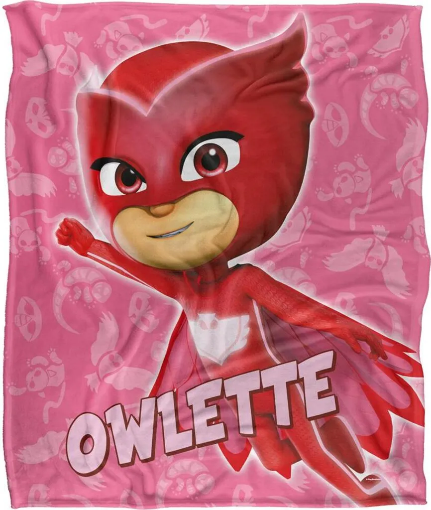 PJ Masks Couverture TV18861 Blanche Taille Unique pour Enfant Douce