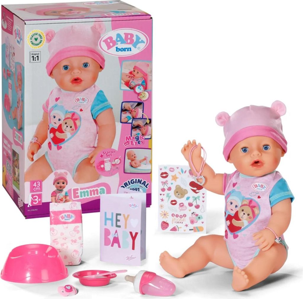 Baby Born Interaktywna lalka Emma 43 cm 836392 Zdjęcie produktu 