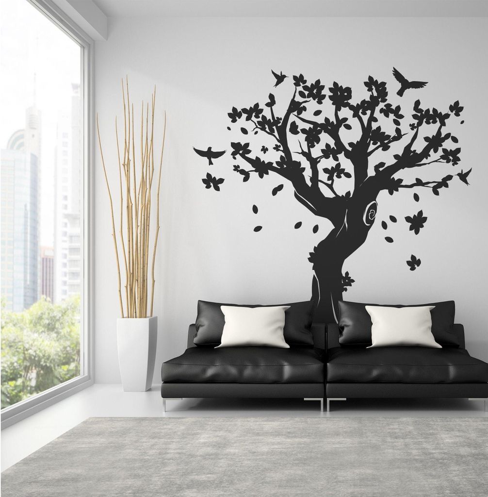 Baum Wand Aufkleber Dekor - große Kunst Vinyl Aufkleber für Kinderzimmer Kinderzimmer – 69 x 87