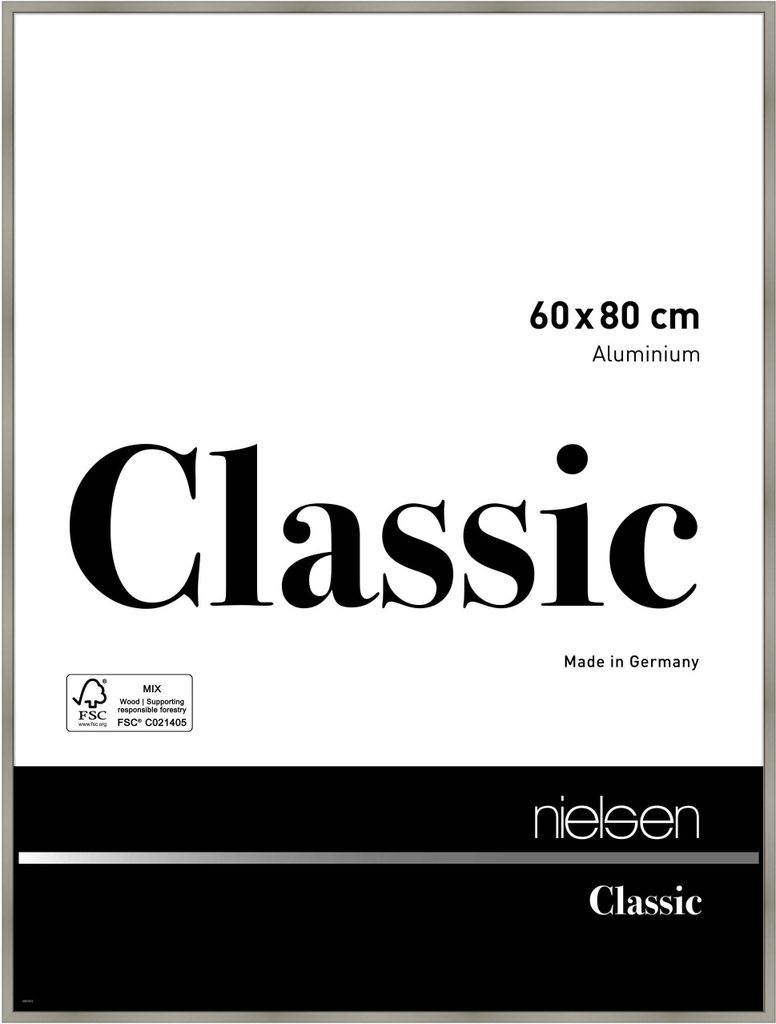 nielsen Aluminium Bilderrahmen Classic, 60x80 cm, Champagner