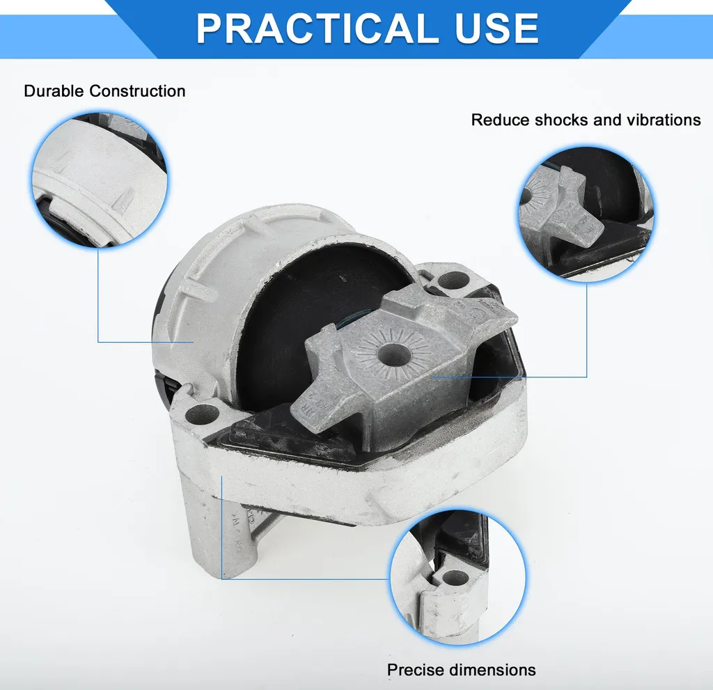 Support Moteur pour Audi A6 A7 2012-2014 Montage Châssis Métal Argent