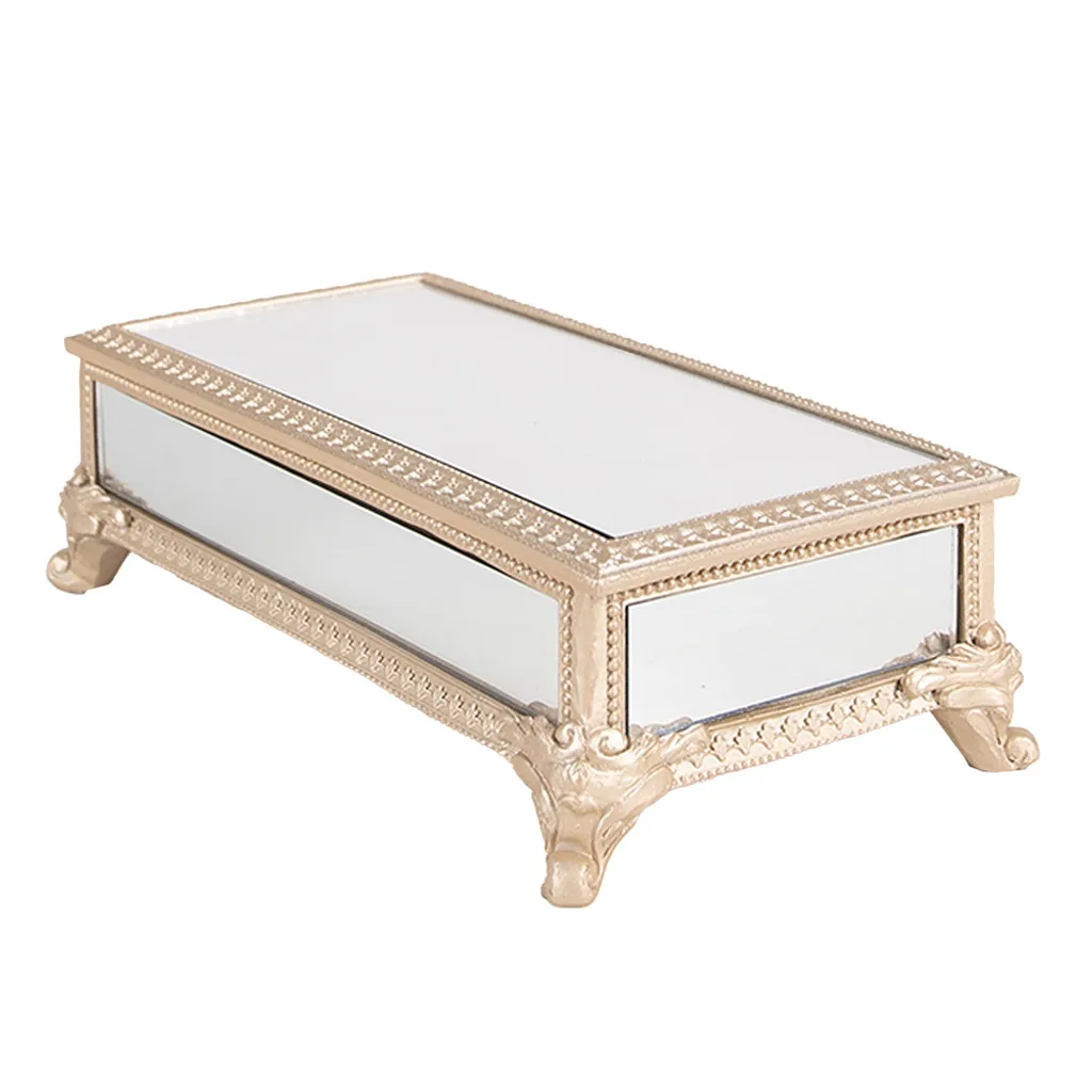 Coffret à bijoux rectangulaire beige Clayre & Eef en résine décorative - 2