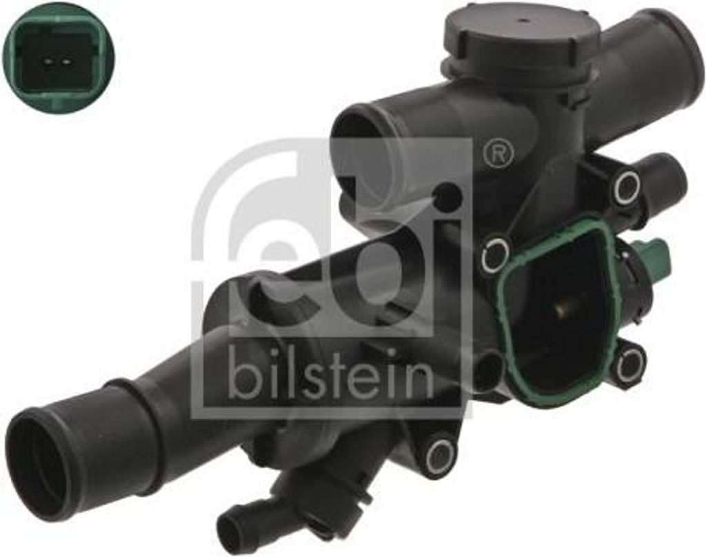 FEBI BILSTEIN 36180 Thermostat, Kühlmittel OE 1336Y9 kompatibel mit C4er, C4, C5, C8, Jumpy, Scudo, Ulysse, C-Max, Focus, Galaxy, Kuga, Mondeo, S-...