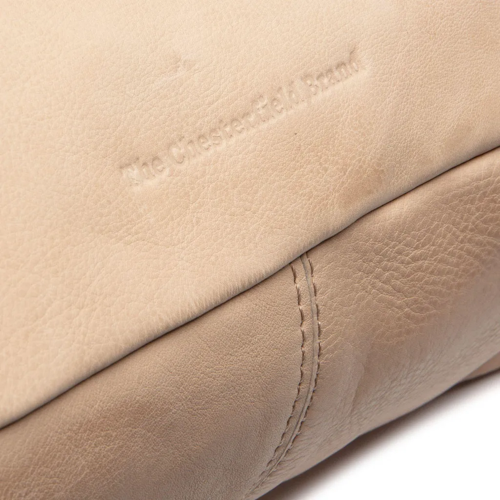 Sintra Sac à épaule compact en cuir Pull-up beige ultra résistant - 6