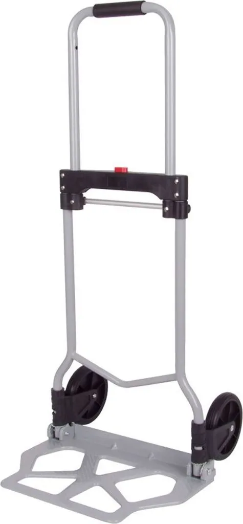 Diable de transport pliable 70kg en acier avec roues tout-terrain