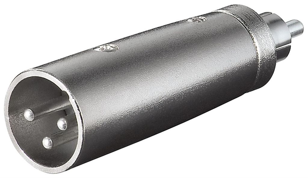 Goobay 27456 Adattatore XLR, connettore RCA a connettore Immagine del prodotto 