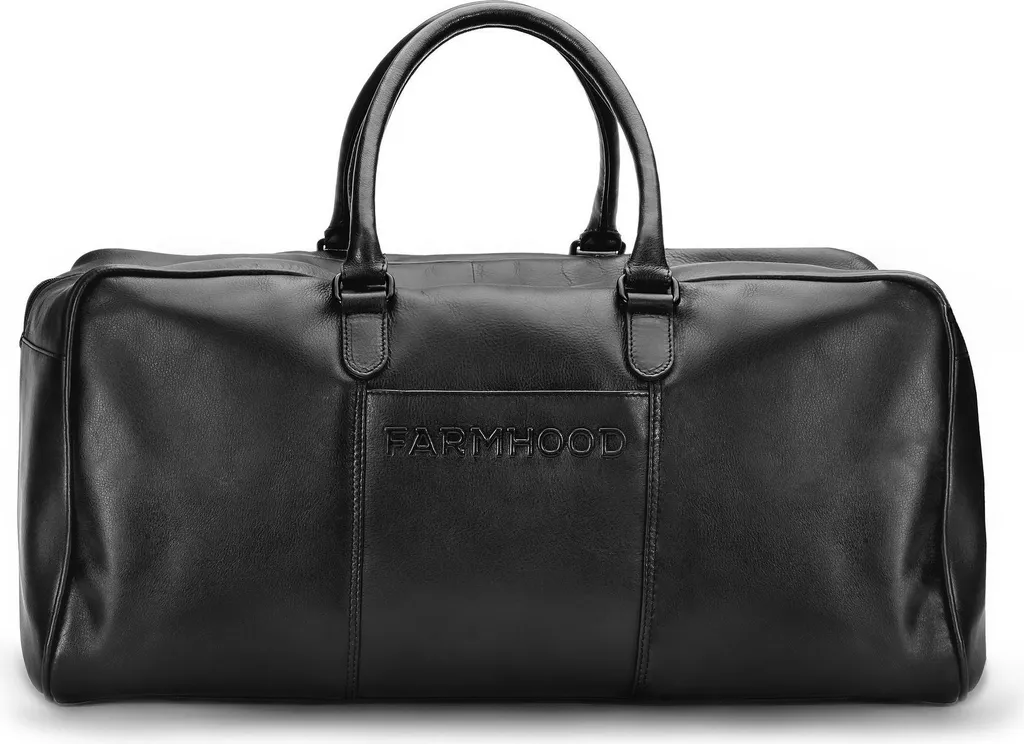 Sac à Épaule Memphis en Cuir Noir : Le Bagage de Voyage de Luxe