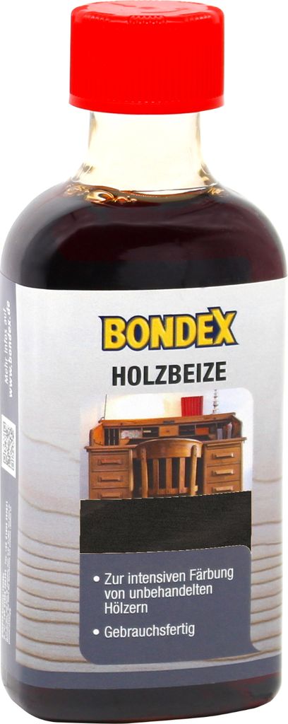 Bondex Holzbeize Möbelbeize schwarz 250ml Holz Beize Produktbild 
