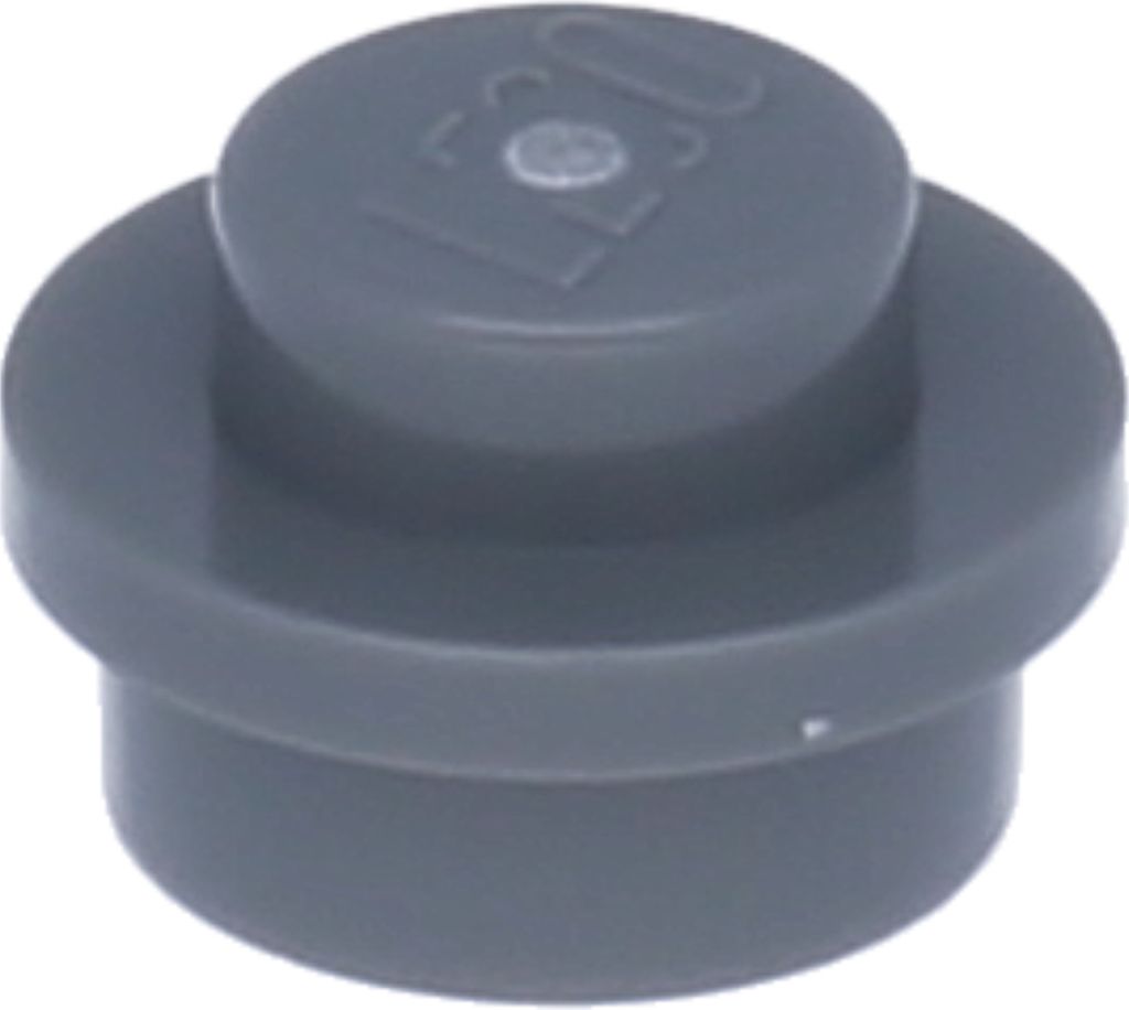 LEGO® 1x1 Rundplatten Platten Dunkelgrau - 4073 NEU! Menge Produktbild 
