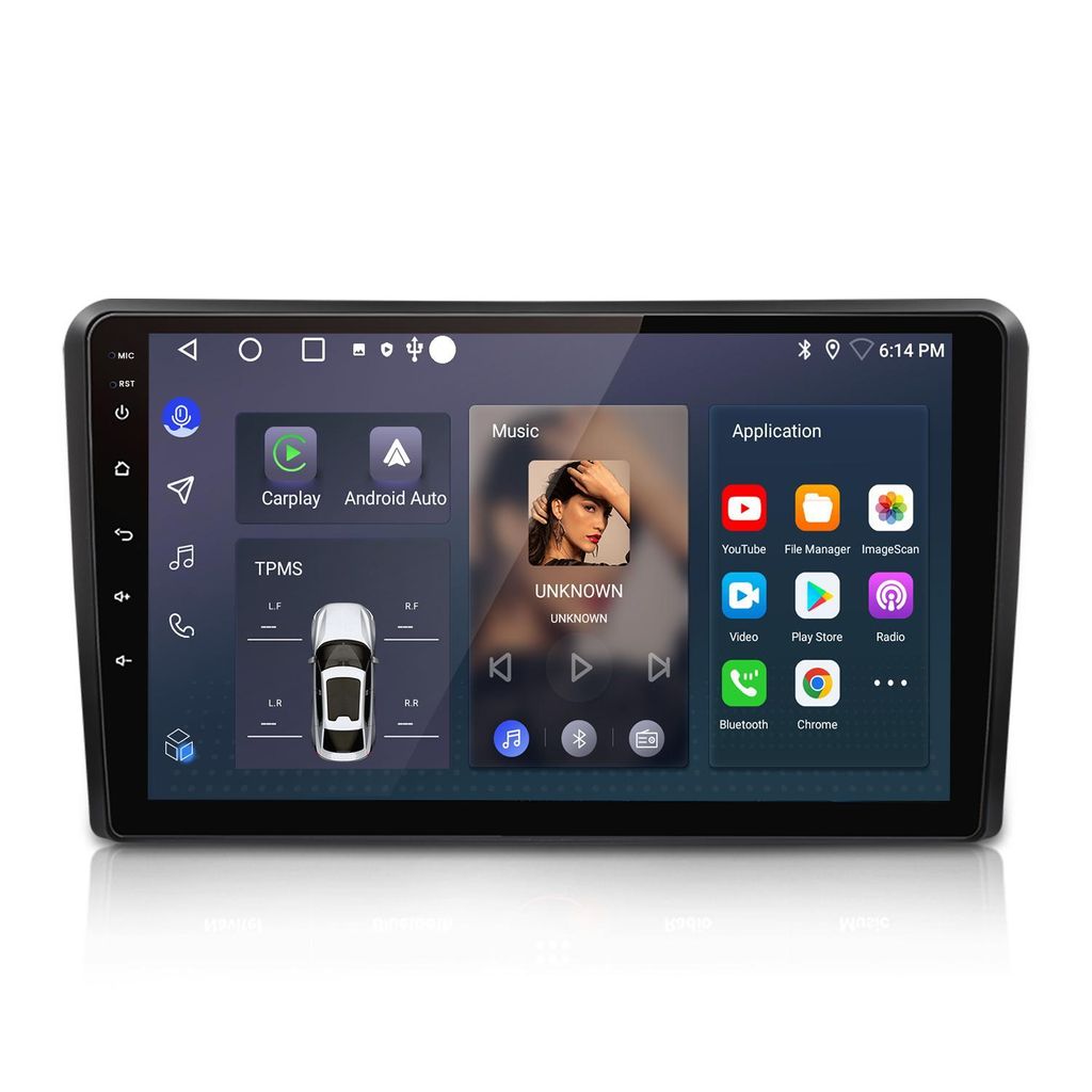 Autorádio Android Audi A3 8P S3 RS3 2003-2013 7" 64GB WiFi Obrázek produktu 