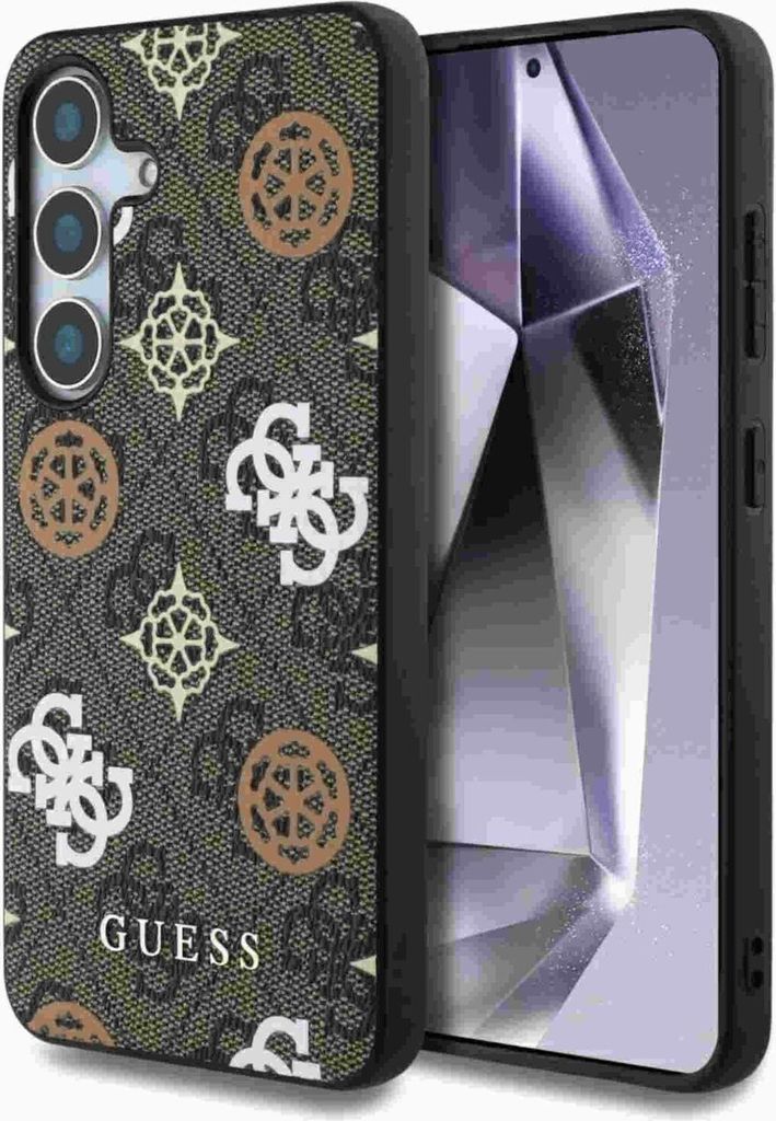 Etui Guess 4G stampato con motivo di peonia colorata Immagine del prodotto 