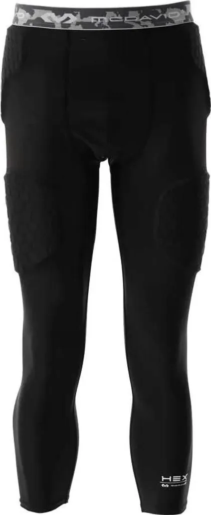 Évitez les coups avec le Legging McDavid Hex Thudd 5 Pad Noir Taille L