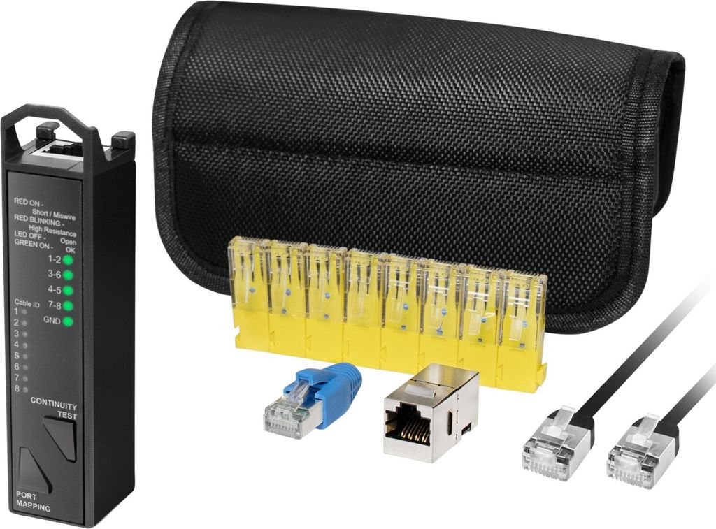 3-in-1-Netzwerkkabeltester und Port-Mapping Produktbild 