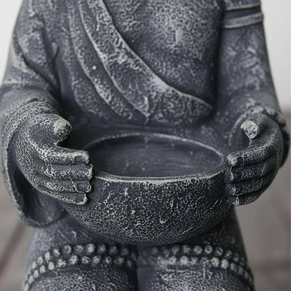 Statue de Bouddha résine抗 UV 43 cm - Déco extérieure durable - 7