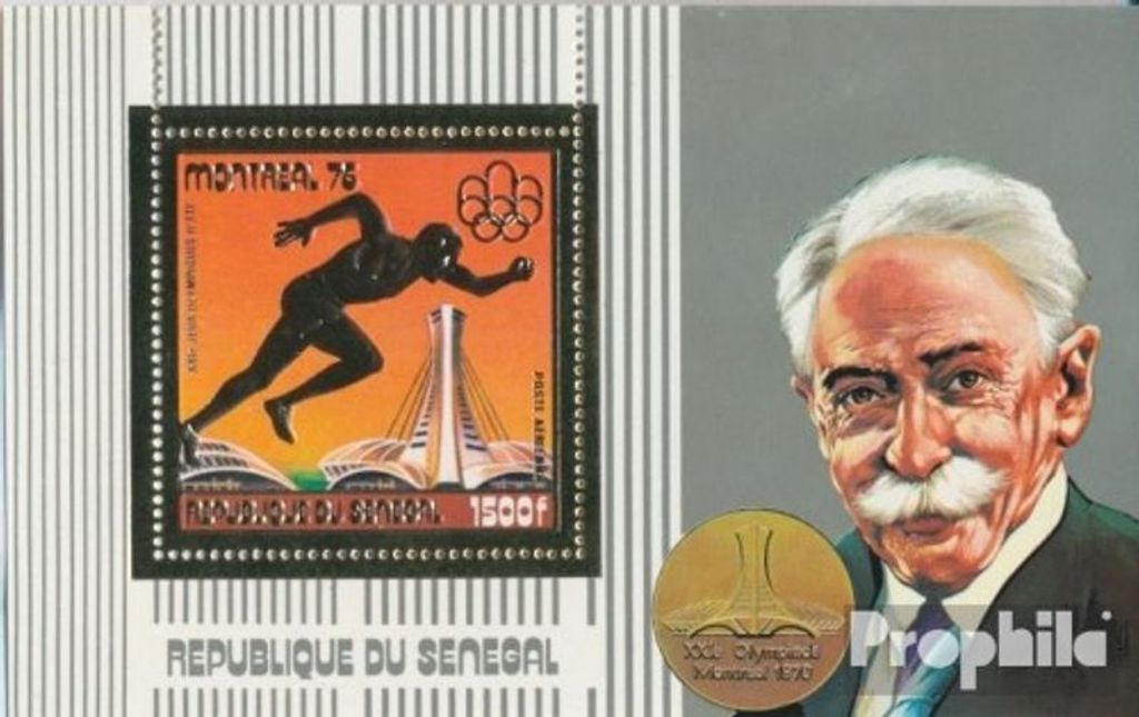 Briefmarken Senegal 1976 Mi Block19 (kompl.Ausg.) Produktbild 