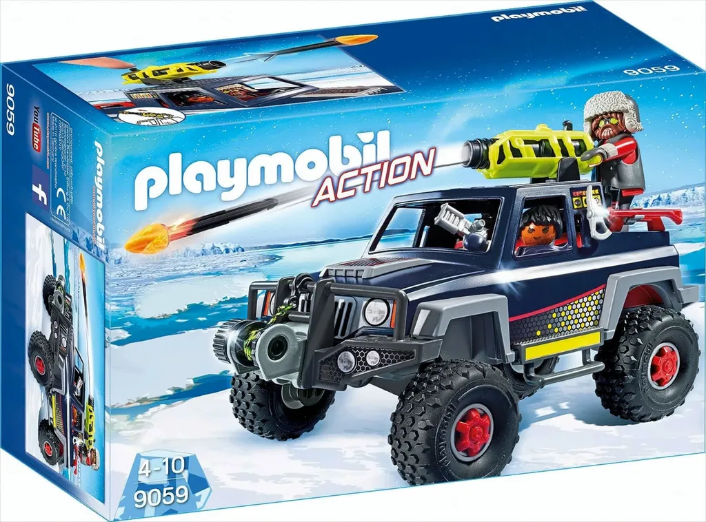 Véhicule de Combat PLAYMOBIL 9059 Camion des Pirates de Glace Arctique