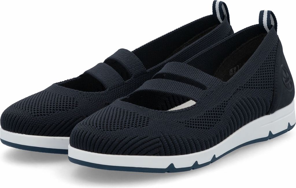 Rieker Ballerinas Damen 31393837333733 Blau 37 EU