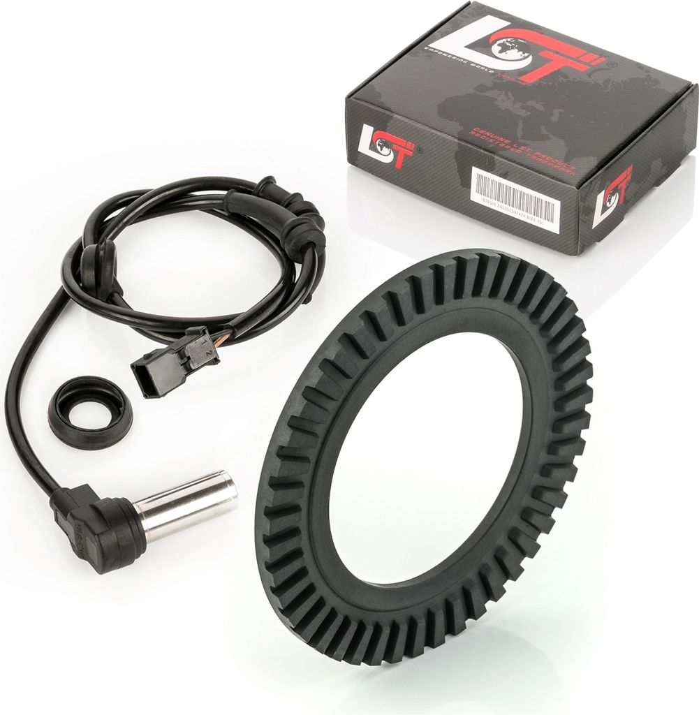 ABS-Sensor und ABS-Ring Set Hinterachse links rechts 45 Zähne für Audi A4 B5