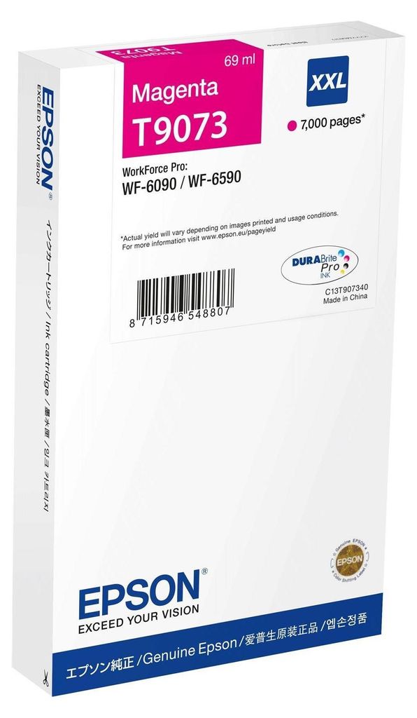 Epson T9073 - 69 ml - Größe XXL - Magenta - original - Produktbild 