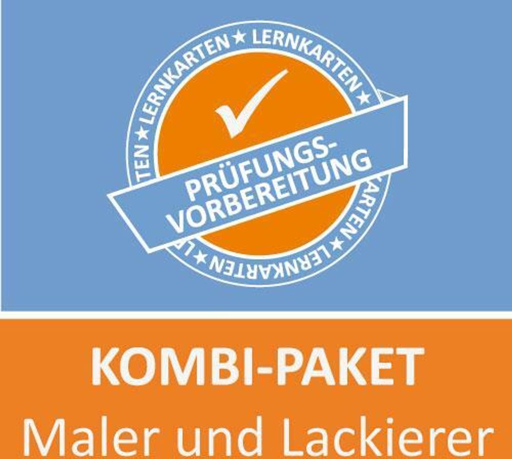 AzubiShop24.de Kombi-Paket Maler und Lackierer FR Gestaltung und Instandhaltung + Wirtschafts- und Sozialkunde