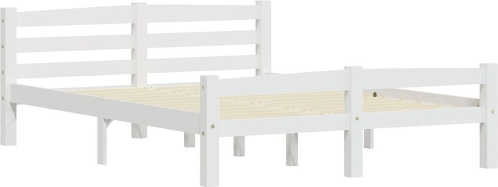 Cloris Designermöbel Massivholzbett Weiß Kiefer 120x200cm - 2026Neu556443 - Klassische BettenJugendbett Tagesbett