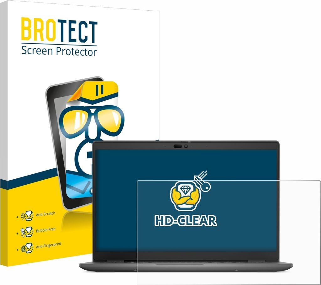 Für Dell Latitude 3440 Laptop Schutzfolie BROTECT Displayschutz Display Schutz Folie Klar Transparent