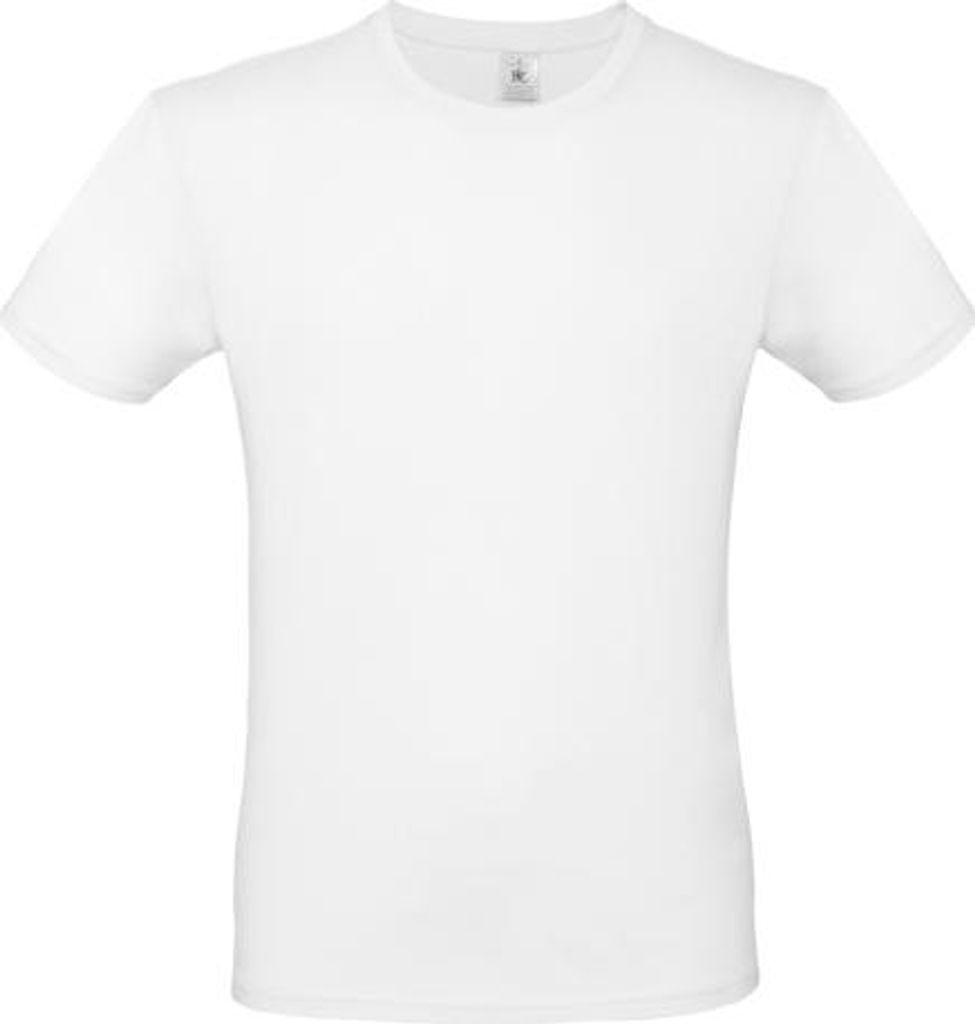 Herren-T-Shirt, Kurzarm - B&C #E150 - white - Größe XL