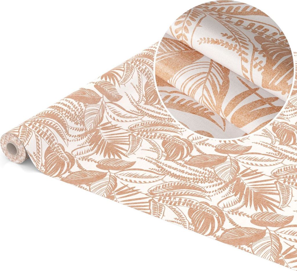 Tischdecke Wachstuch Ornamente Beige Robust Wasserabweisend Produktbild 